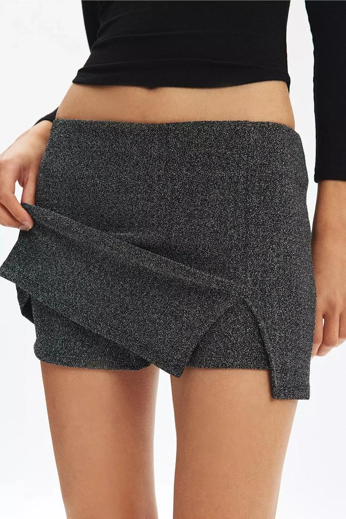 Urban Outfitters UO Grace Sparkle Knit Micro Mini Skort 2