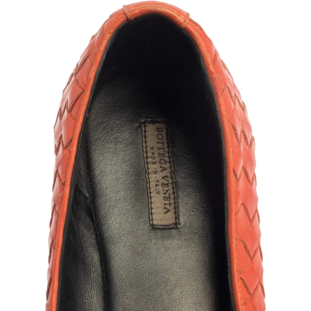 Bottega Veneta Bottega Veneta Orange Intrecciato Leather Ballet Flats Size 39 7