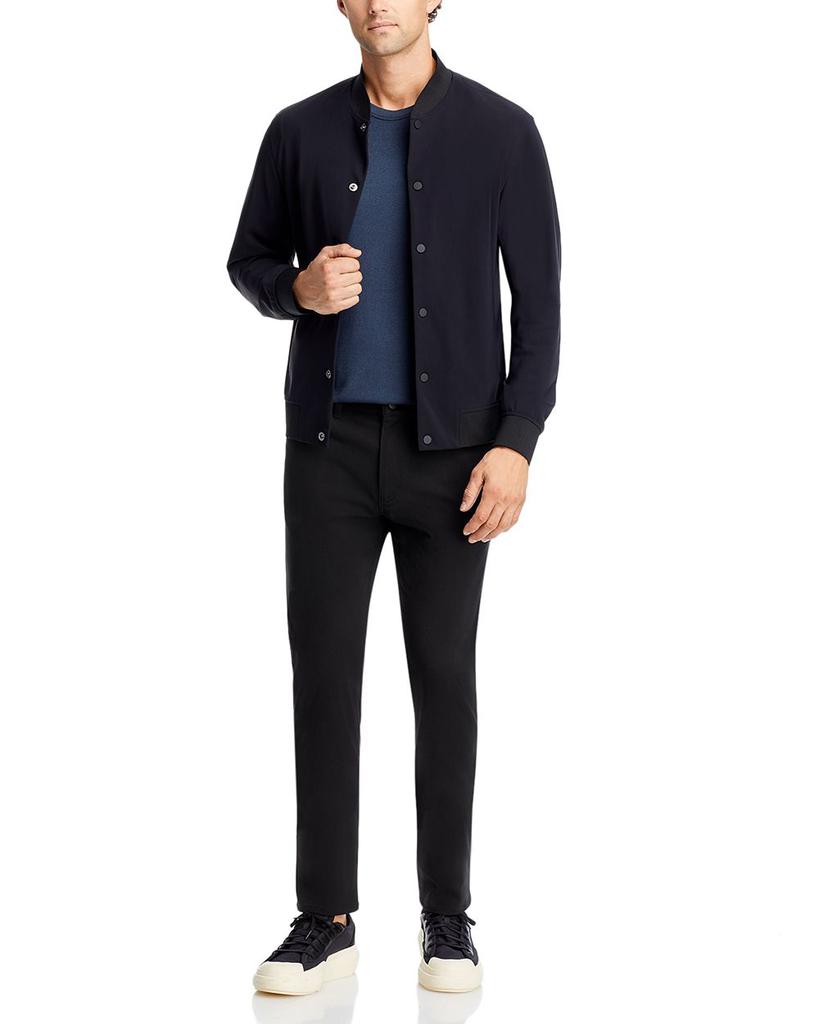 Black Precision Ponte Murphy Bomber Jacket | Theory