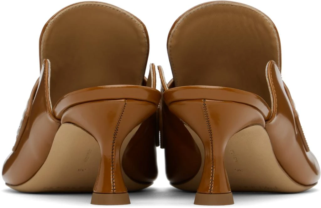 JW Anderson Tan Tassel Leather Mules 2