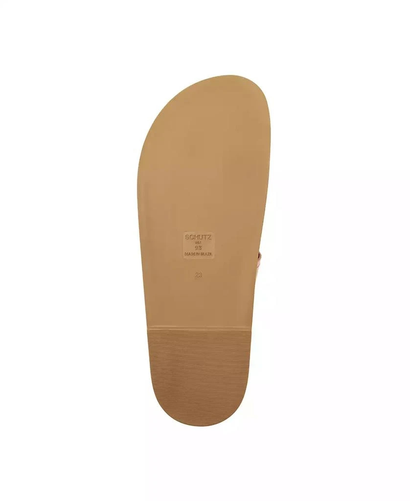 Schutz Women's Olga Sporty Round Toe Flat Sandals 5