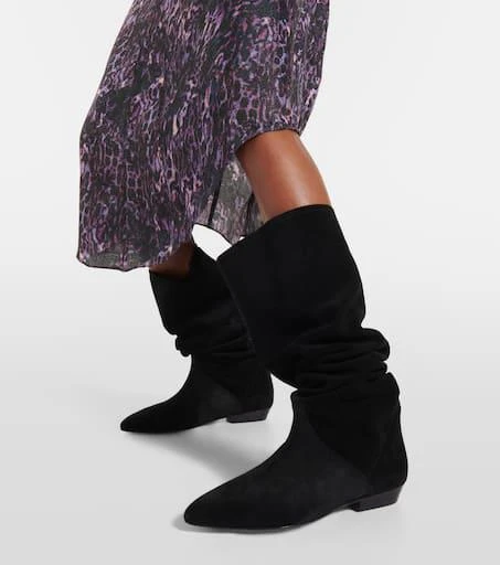 Isabel Marant Sayla suede knee-high boots 4
