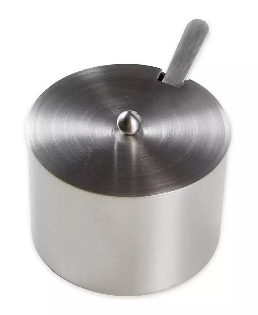 RSVP International Endurance Stainless Steel 4 Ounce Salt Cellar and Spoon Set 1