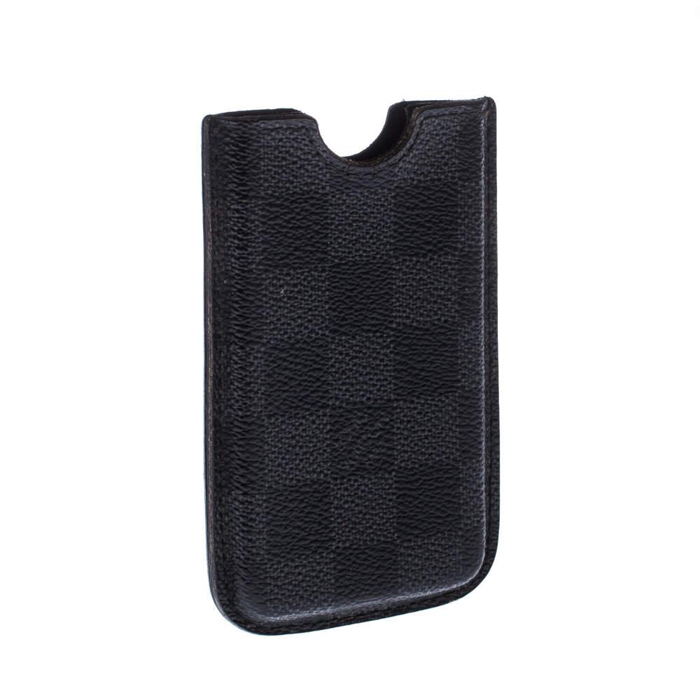 Louis Vuitton Louis Vuitton Damier Graphite Canvas iPhone 4 Cover