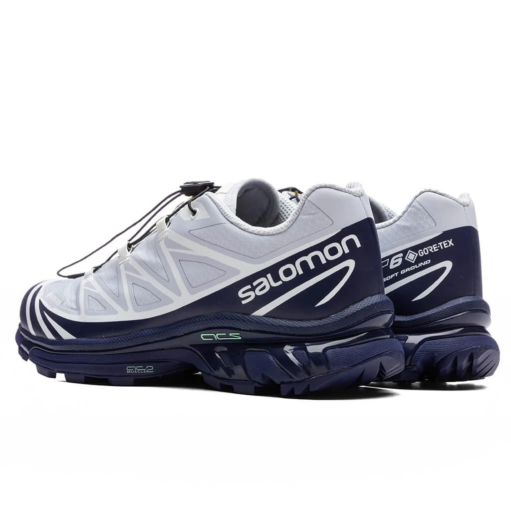 Salomon XT-6 GTX - Blue Print/Heather/White 3