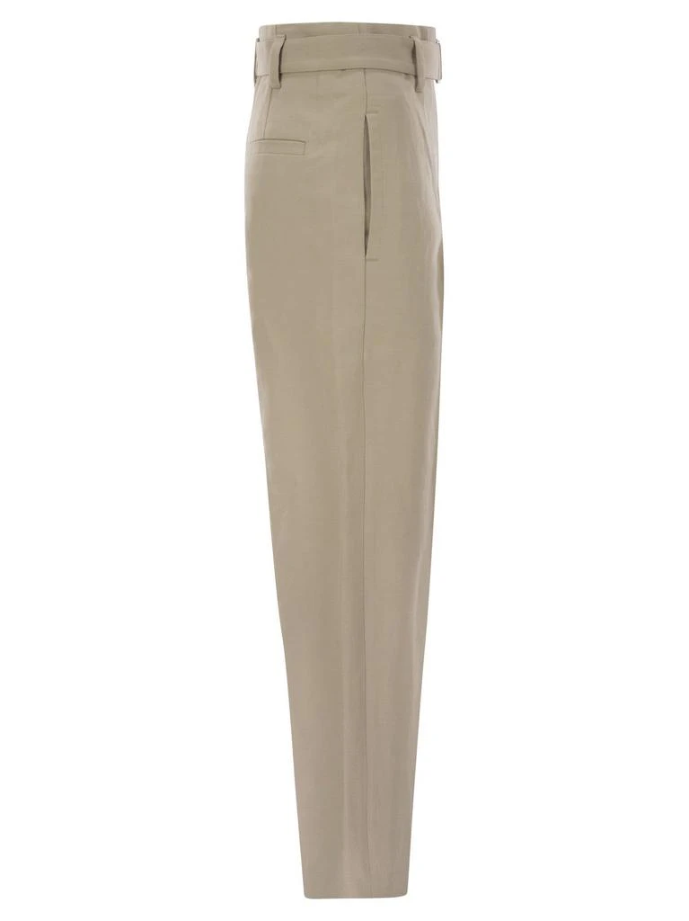 Brunello Cucinelli Brunello Cucinelli High-Waist Belted Trousers 3