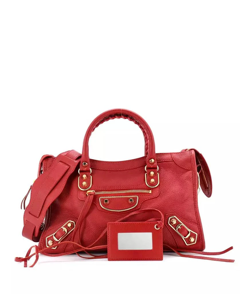 Pre-Owned Balenciaga Small City Classic Metallic Edge Bag Leather 2