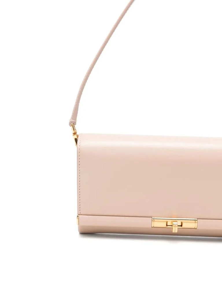 Dolce & Gabbana POWDER PINK LEATHER MARLENE CLUTCH 4