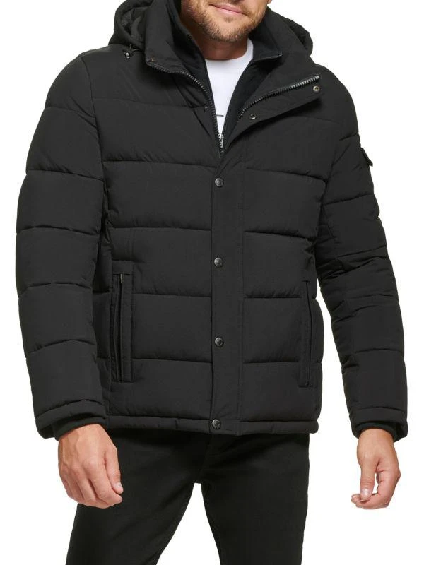 Calvin Klein Polar Hooded Puffer Bib Jacket 3