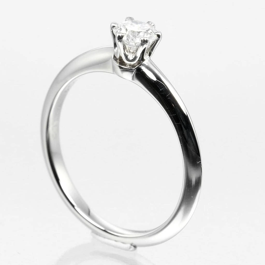 Tiffany 
Co. Tiffany Setting Solitaire Ring Platinum With Rbc Diamond Platinum Ring Jewelry (Pre-Owned) 3