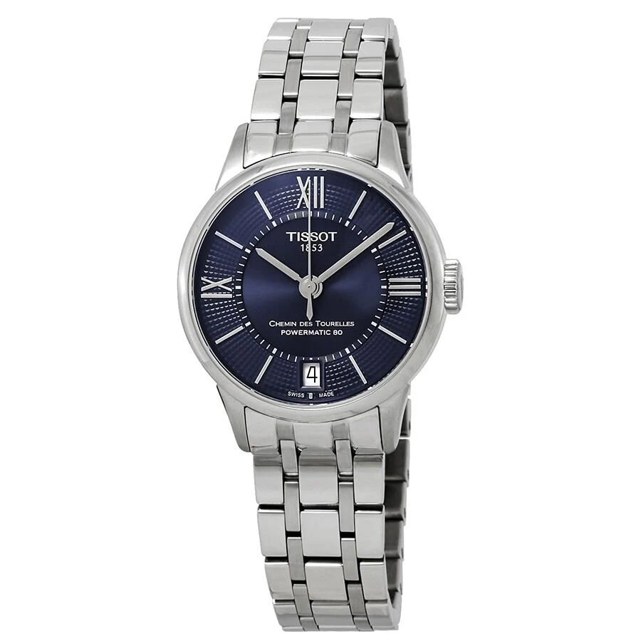 Tissot Chemin Des Tourelles Automatic Blue Dial Ladies Watch T099.207.11.048.00 1