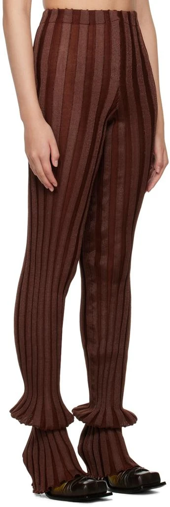 A. ROEGE HOVE Burgundy Katrine Lounge Pants 2