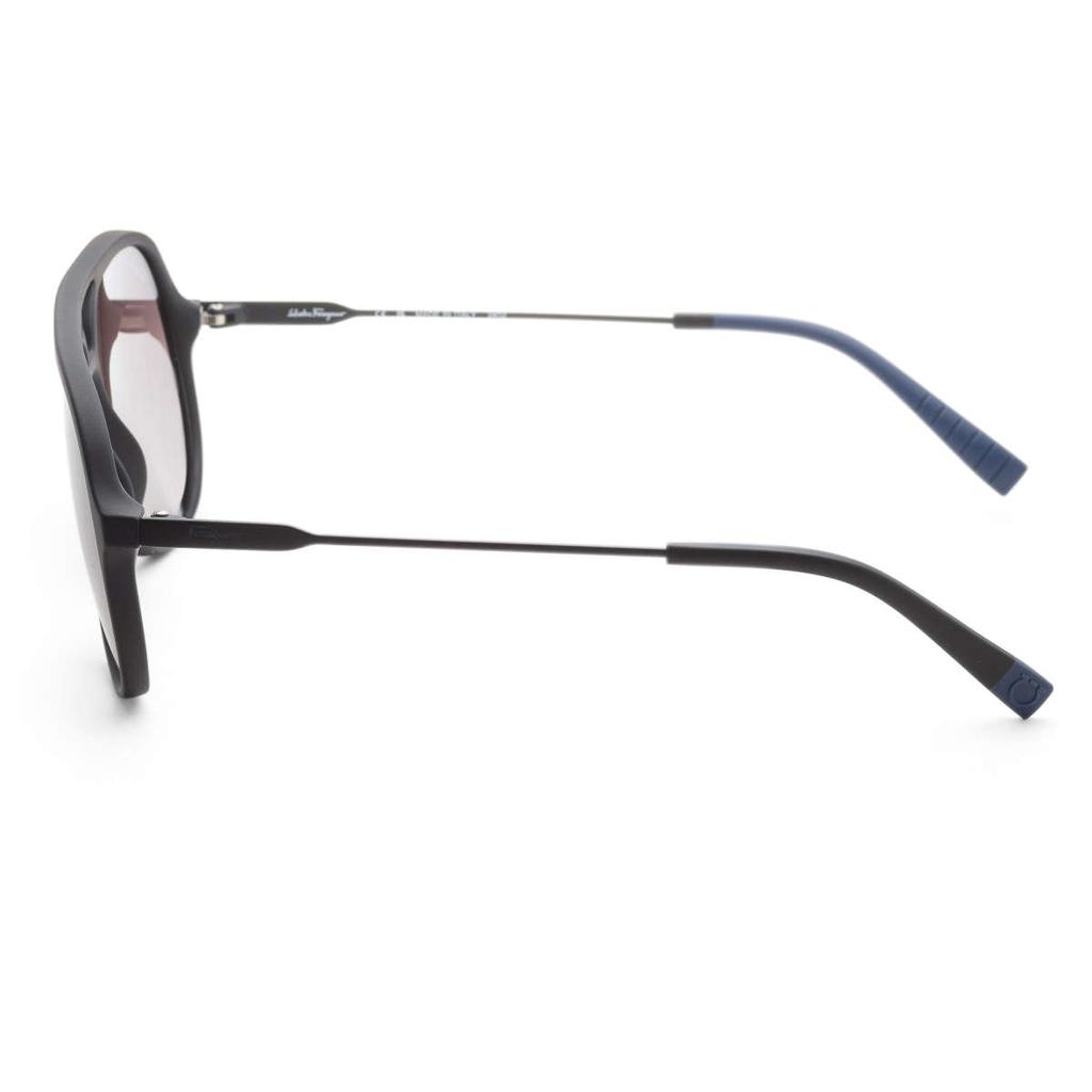 Salvatore Ferragamo Ferragamo Men's Black Aviator Sunglasses