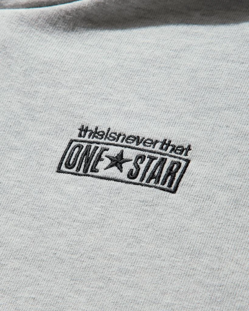 Converse Men's thisisneverthat Washed Hoodie Light Retro Grey Heather 3
