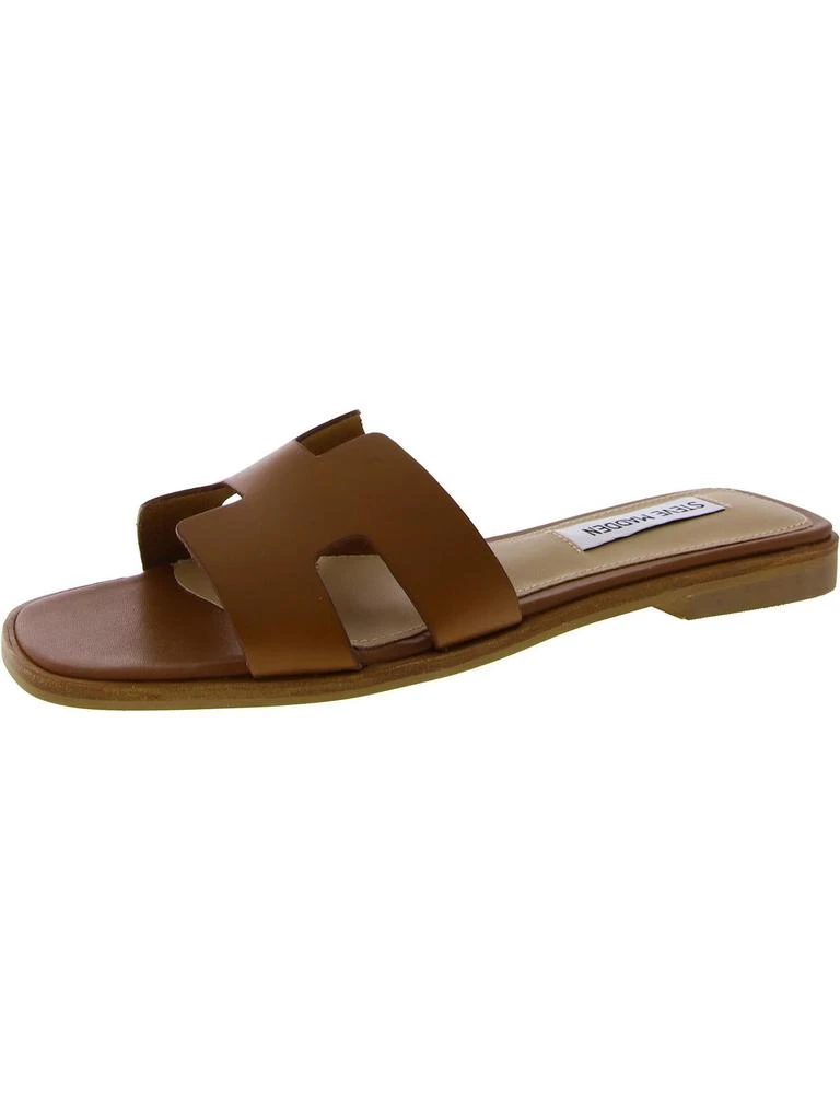 Steve Madden Hawthorne Womens Leather Slide Sandals 1