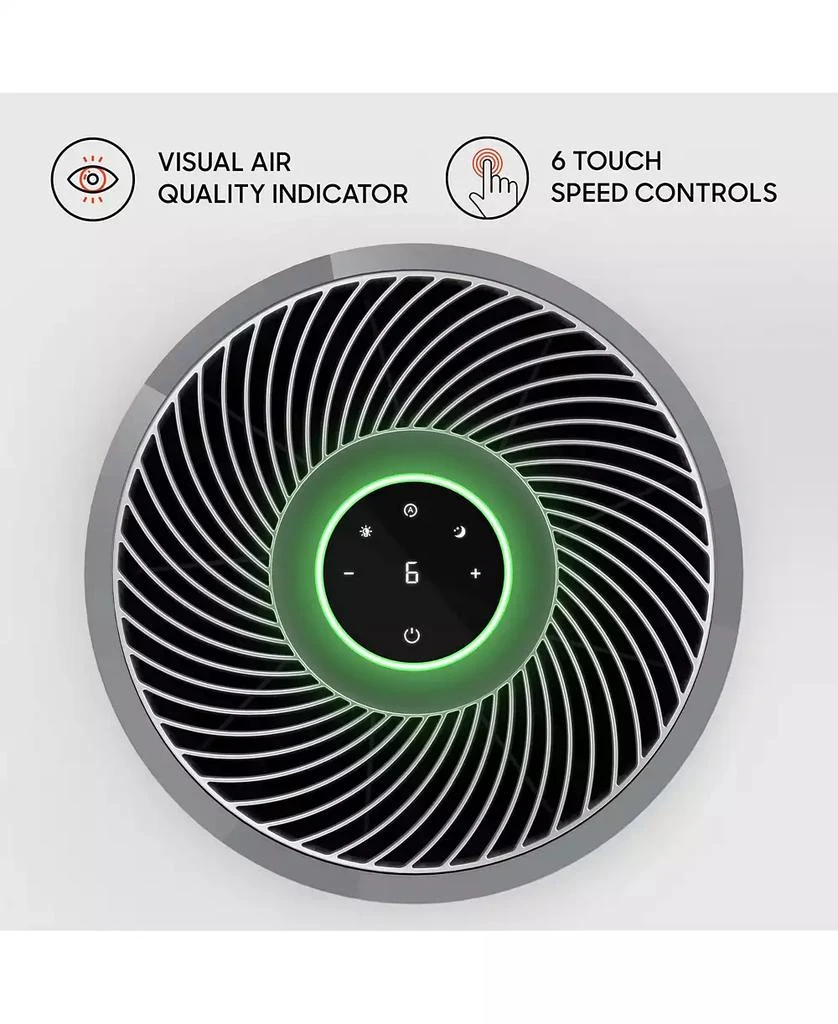 Sharper Image Purify 9 Whole Room Air Cleaner with True HEPA Filtration 4