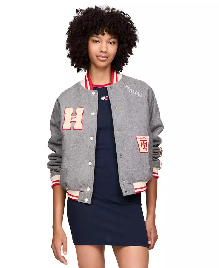 Tommy Jeans Women's Varsity Logo Bomber Jacket 1
