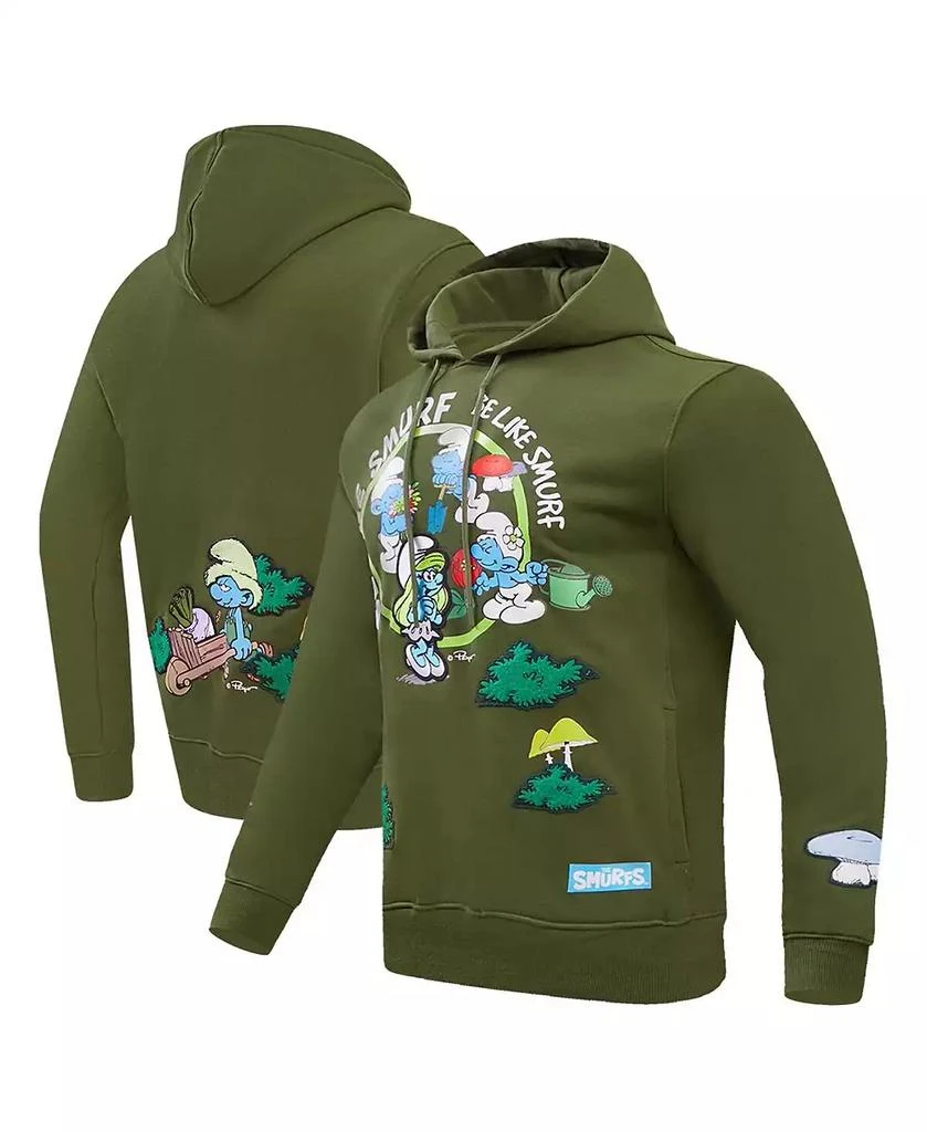 Freeze Max Men's and Women's Green The Smurfs Be Like A Smurf Pullover Hoodie 1
