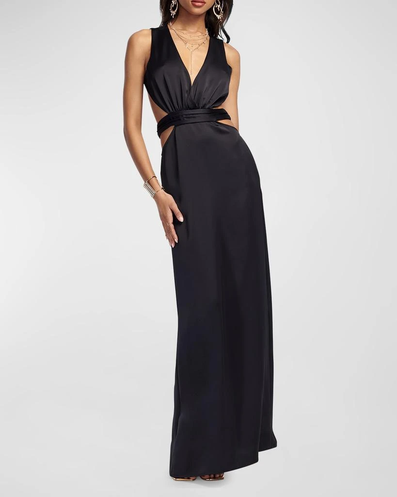 Ramy Brook Milan Open-Back Empire Gown 1