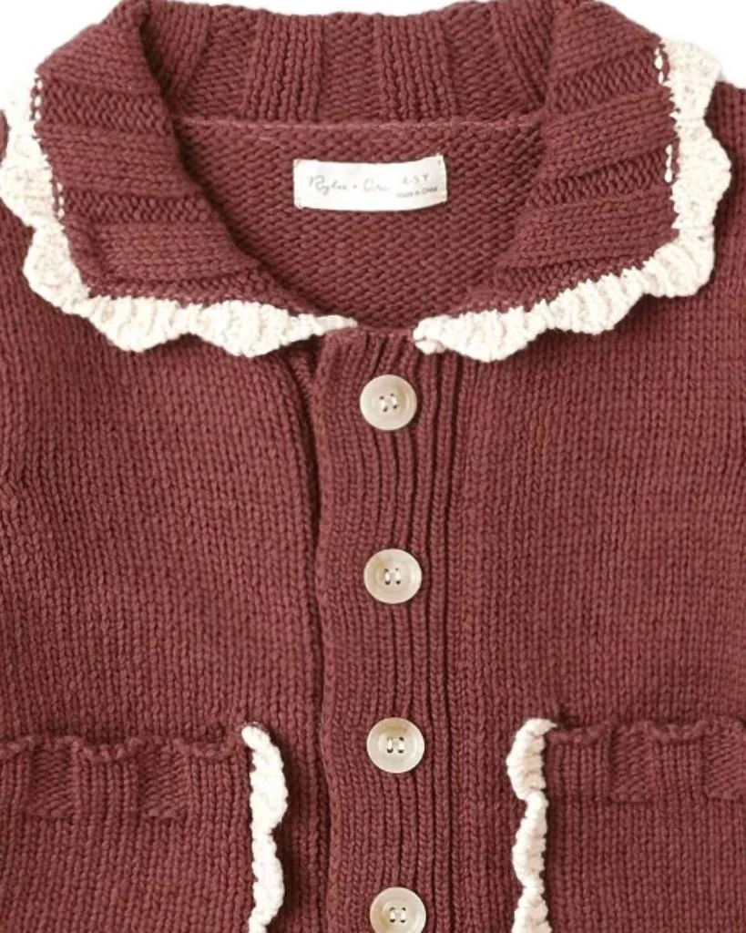 Rylee + Cru Rylee + Cru - Girls
 Collared Cardigan 2
