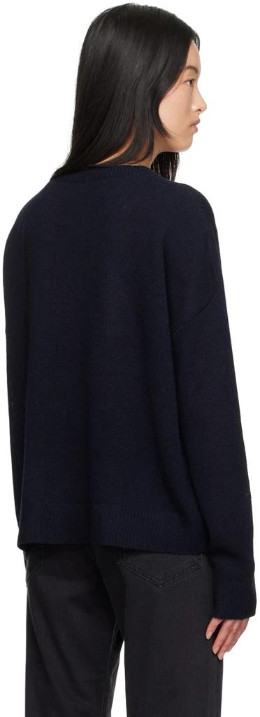 6397 Navy Off-Gauge Sweater 3