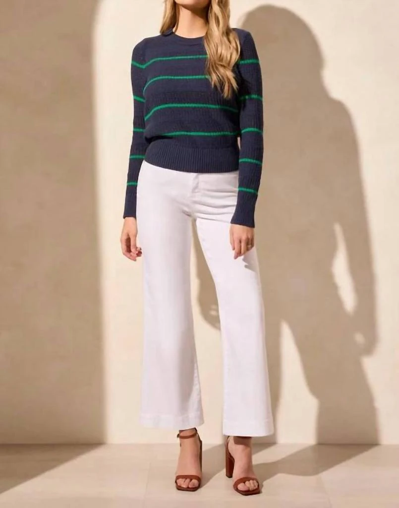 Tribal Tribal - Crew Stripe Sweater 3