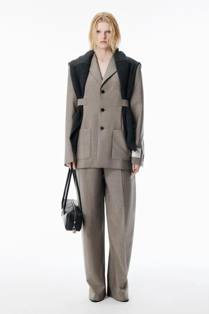 Alexander Wang Grey Wool Mohair Blazer