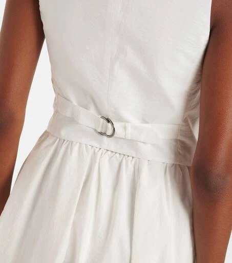 Brunello Cucinelli Monili appliqué cotton-blend poplin vest 6