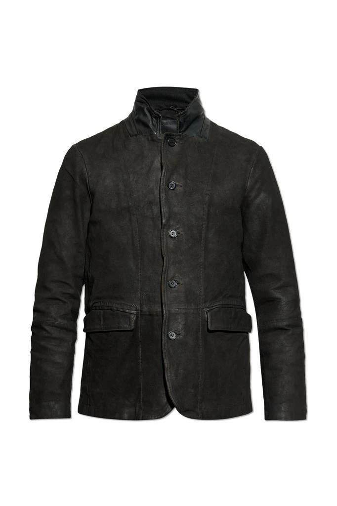 ALL SAINTS Suede jacket Survey with vintage effect 1
