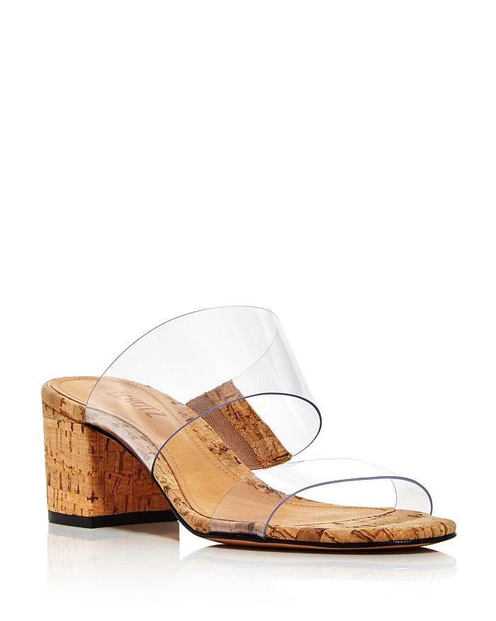 Schutz Women's Victorie Block Heel Slide Sandals 1