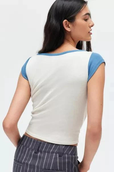 BDG BDG Willow France Graphic Boat Neck Tee 3