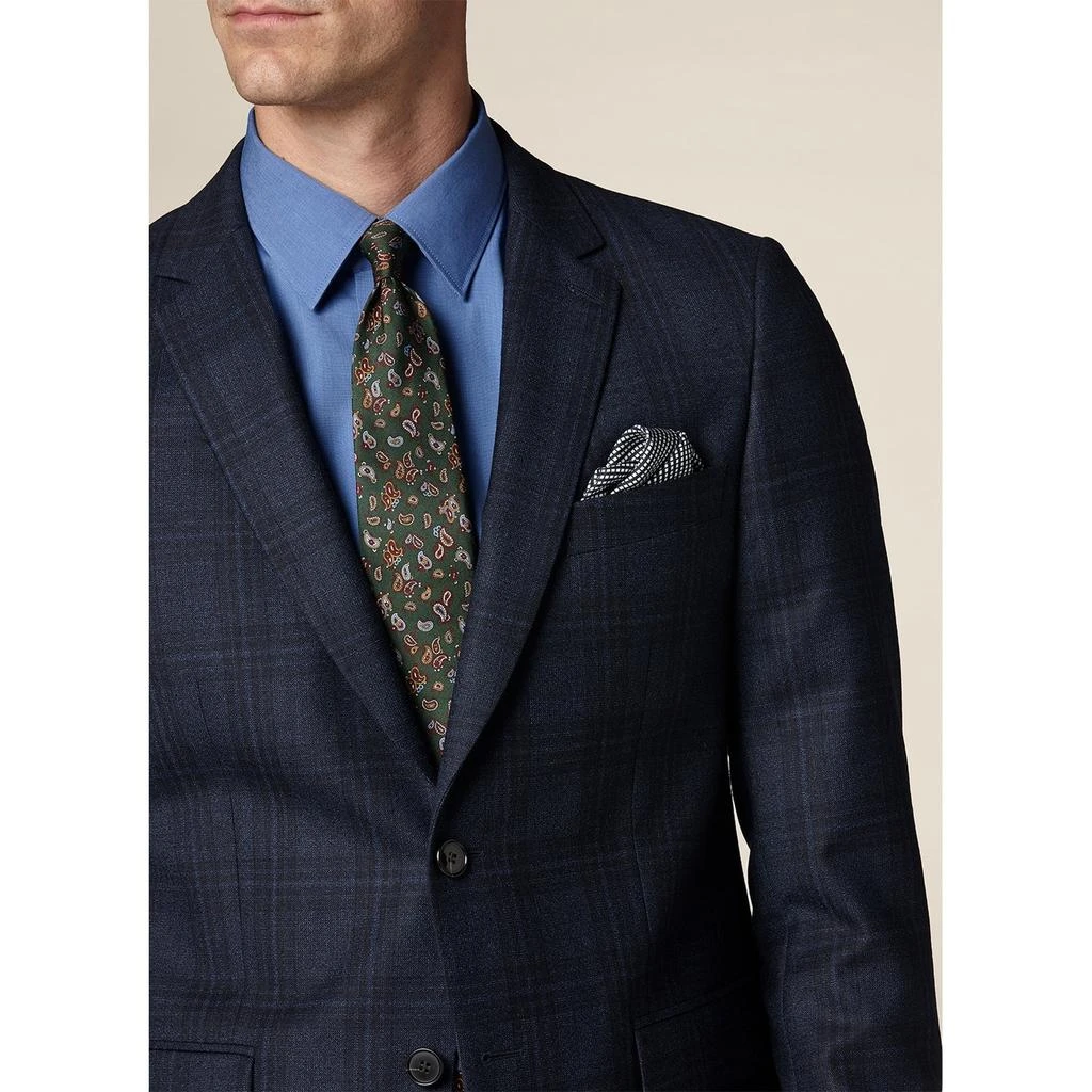 预计3周后发货 Fursac Fursac - Costume Bleu Motif Prince De Galles - Bleu - Motif Prince De Galles 4