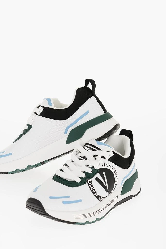 Versace JEANS COUTURE Fabric DYNAMIC Low Top Sneakers with Contrasti 1