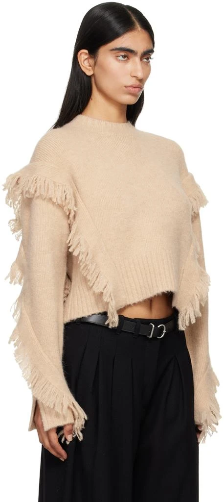 3.1 Phillip Lim Beige Fringe Crewneck Sweater 2
