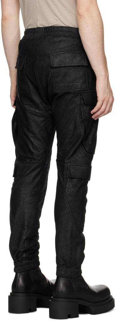 Black Porterville Mastodon Megacargo Leather Pants – On Sale Now