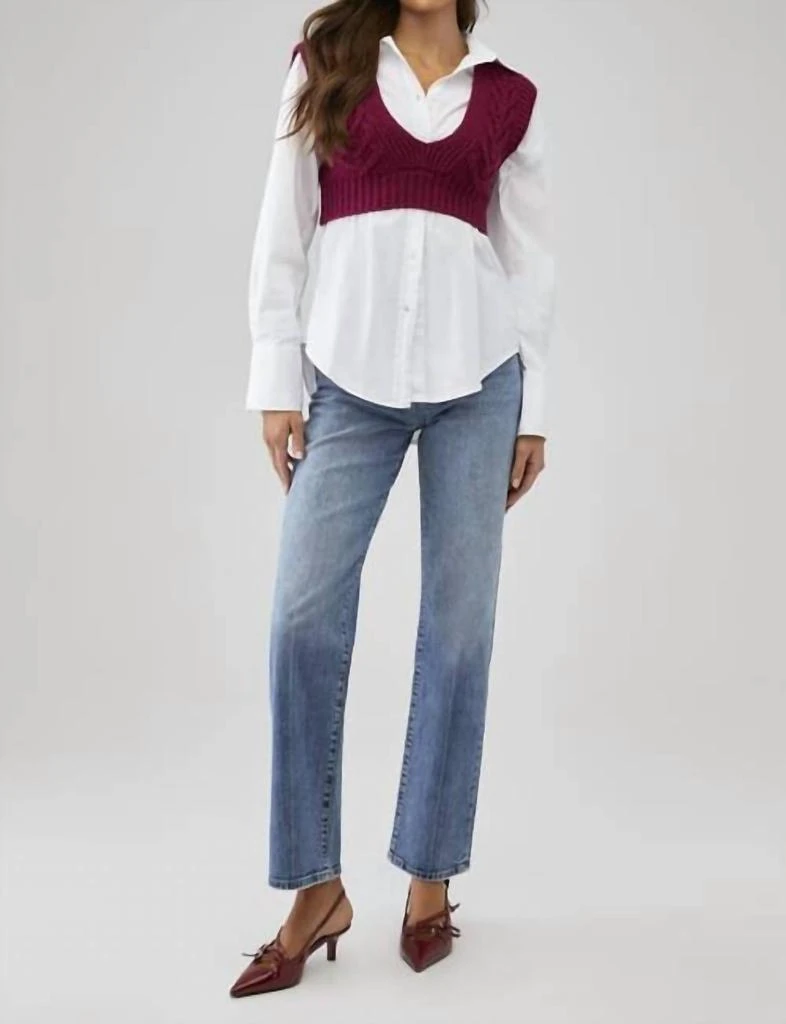 For Love & Lemons For Love & Lemons - LAYTON CROPPED VEST 8