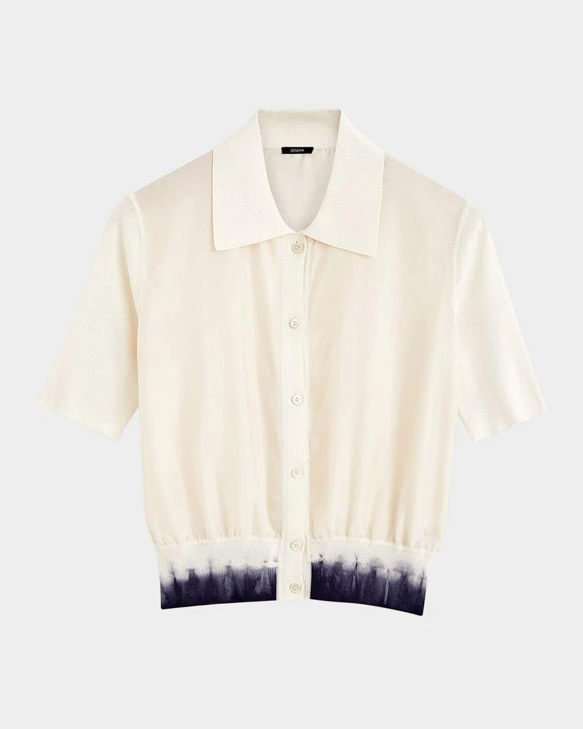 Joseph Mixed Media Tie-Dye Cardigan 1