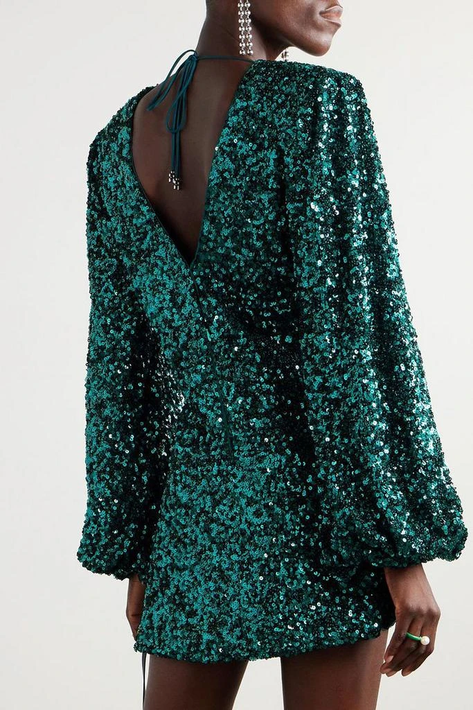 ROTATE Birger Christensen Darsie sequined stretch-chiffon mini dress 3