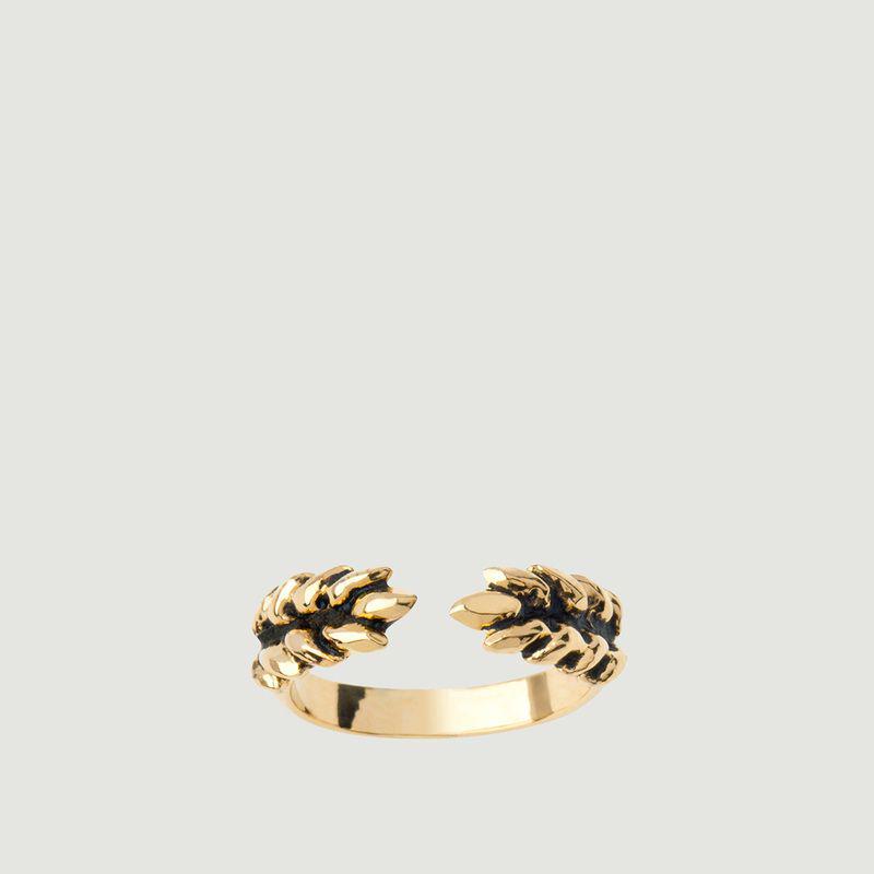 Aurélie Bidermann Blé Toi > Moi gold plated ring Métal doré AURÉLIE BIDERMANN