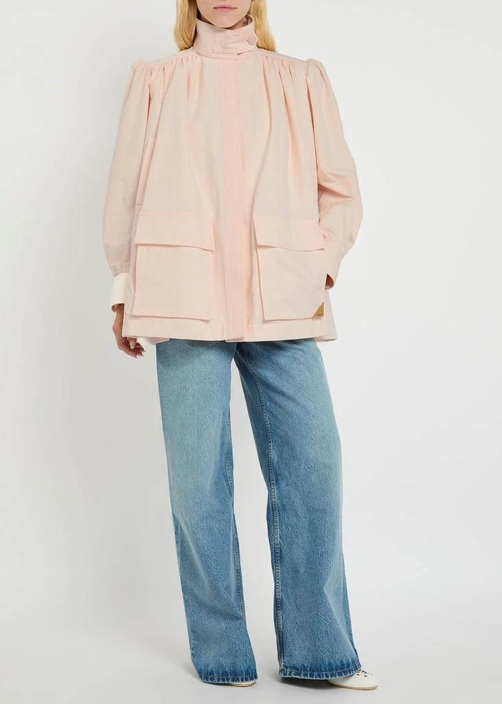 Chloé Pleated canvas jacket 4