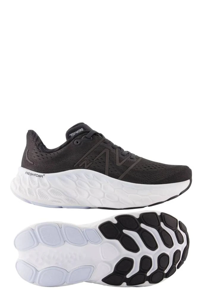New Balance Women's Fresh Foam X More V4 Running Shoes- D/wide Width In Black 1