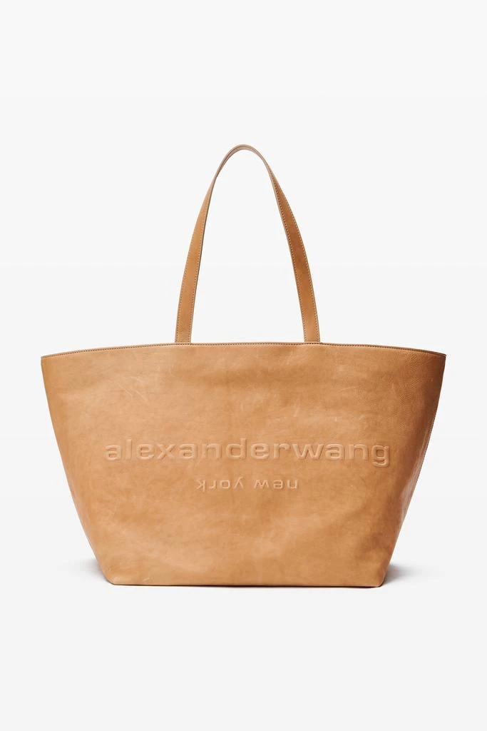 Alexander Wang Beige Leather Punch Tote 1