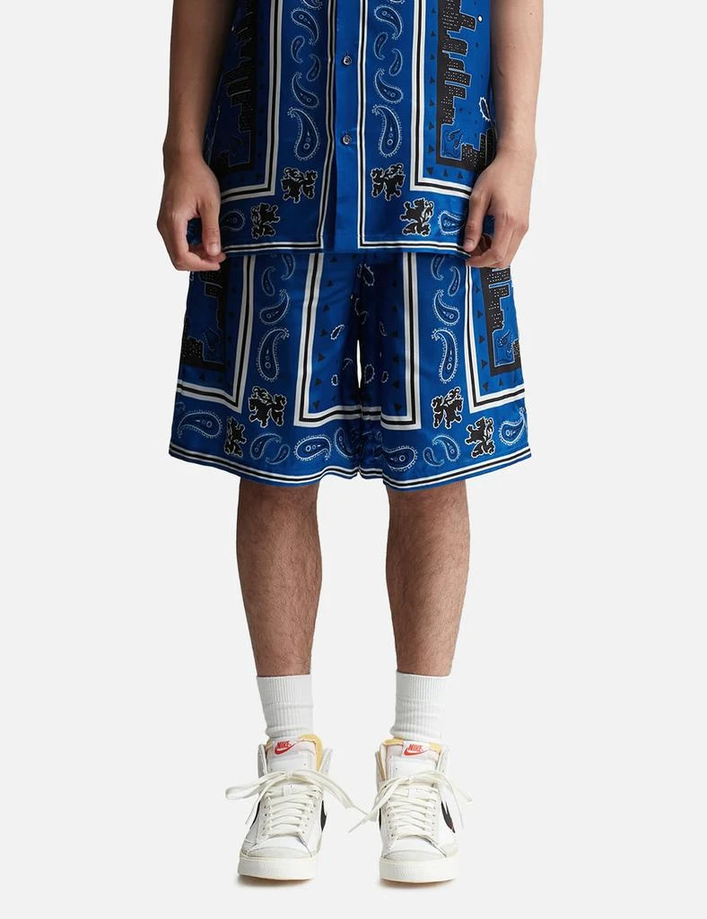 Off-White™ BANDANA VISCOSE SHORTS 3