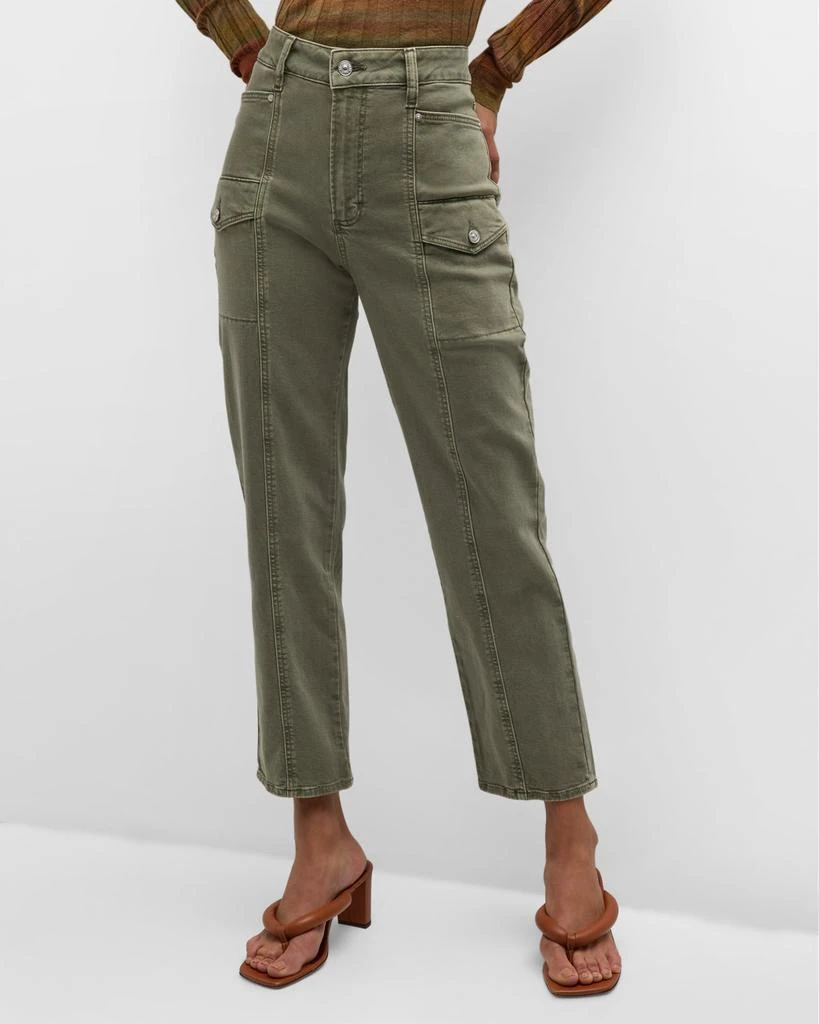 Paige Alexis Cropped Cargo Jeans 7