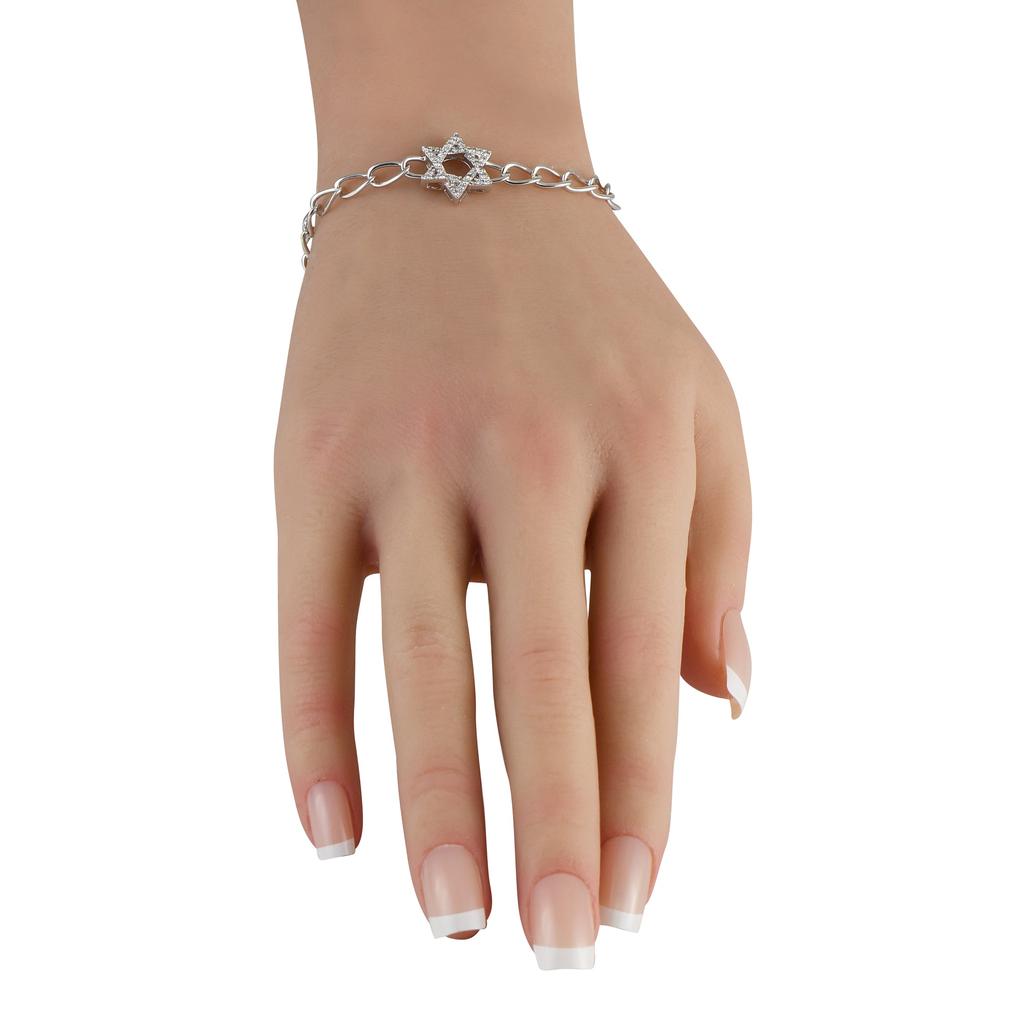 LB Exclusive 14K White Gold 0.30ct Diamond Bracelet BR09910-W