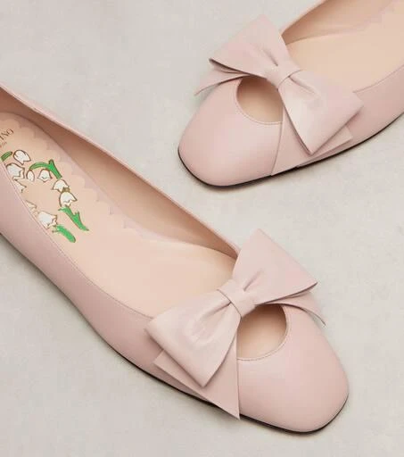 Valentino Bowow leather ballet flats 5