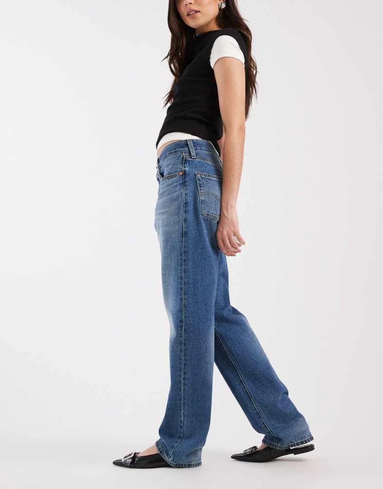 Levi
s Levi
s 501 90
s jeans in mid blue 3