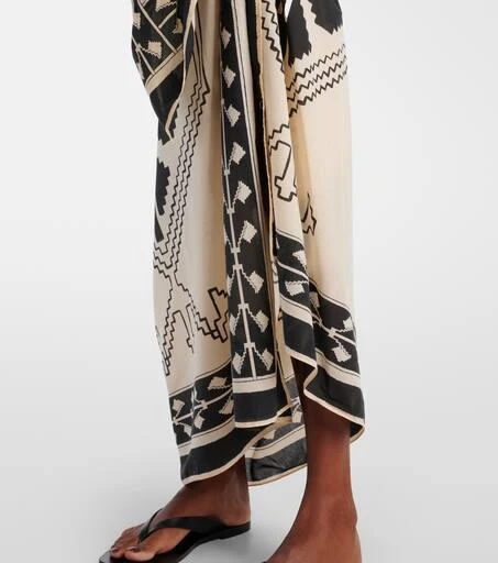 JOHANNA ORTIZ Ayahuasca cotton beach cover-up 5