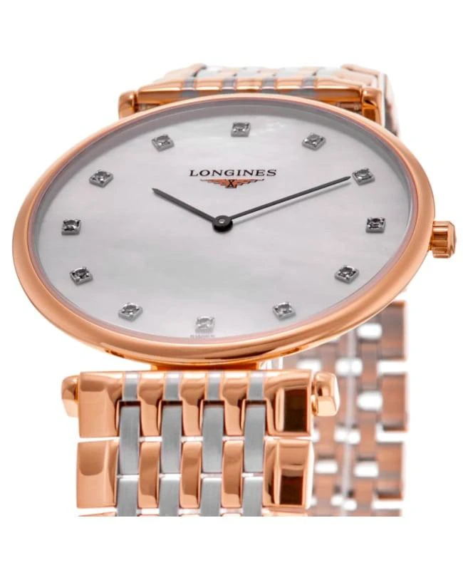 Longines Longines La Grande Classique Quartz Mother of Pearl Diamond Dial Steel Women's Watch L4.709.1.88.7 2