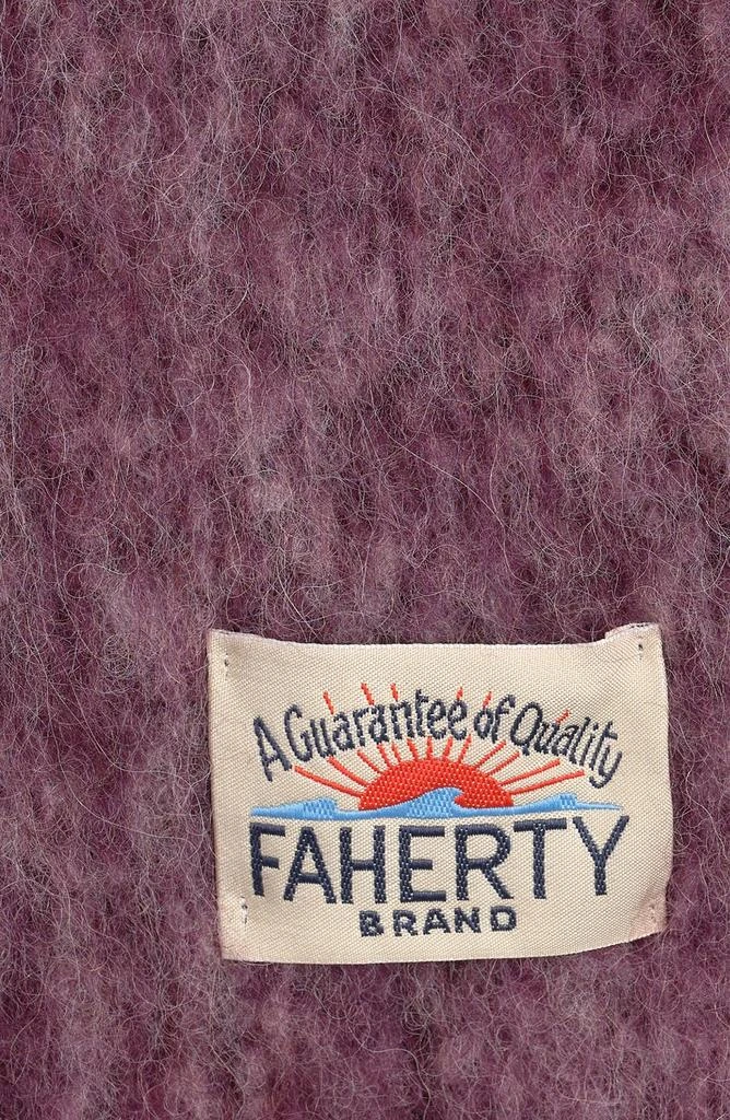 Faherty Colorblock Stripe Fringe Scarf 2